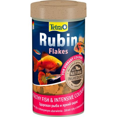 Корм Tetra Rubin Flakes для акваріумних рибок для забарвлення пластівці 52 г/ 250 мл Корм Tetra Rubin Flakes для акваріумних рибок для забарвлення пластівці 52 г/ 250 мл