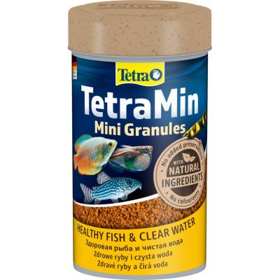 Корм сухий Tetra Min Mini Granules для акваріумних рибок в гранулах 45 г Корм сухий Tetra Min Mini Granules для акваріумних рибок в гранулах 45 г