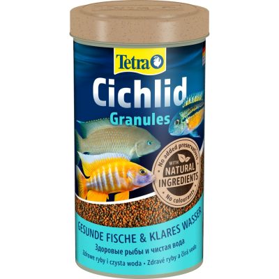 Корм Tetra Cichlid Granules для рибок цихлід гранули 500 мл Корм Tetra Cichlid Granules для рибок цихлід гранули 500 мл