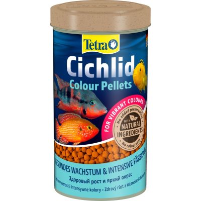 Корм Tetra Cichlid Colour для всіх цихлід для яскравості забарвлення гранули 500 мл Корм Tetra Cichlid Colour для всіх цихлід для яскравості забарвлення гранули 500 мл