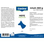 Комплекс вітамінів групи В Canina Hefe для собак дріжджові таблетки з ензимами 800 г 992 табл. - Зображення 3