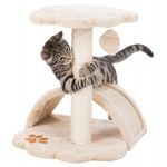 Дряпка Trixie Junior Vitoria для котів з іграшкою на мотузці сизаль/плюш бежева 36х36х43 см - Зображення 3