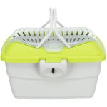 Переноска Trixie для гризунів Mini-Capri до 2 кг сіра/зелена пластик 40х22х30 см - Зображення 3