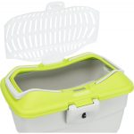 Переноска Trixie для гризунів Mini-Capri до 2 кг сіра/зелена пластик 40х22х30 см - Зображення 4
