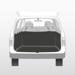 Захисний чохол Trixie для автомобільного багажника чорний поліестер 230х170 см - Зображення 3