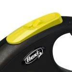 Повідець-рулетка Flexi для собак New Neon трос жовта розмір S 5 м/ 12 кг - Зображення 3
