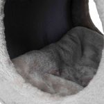 Дряпка Trixie для котів у вигляді ролу з лежаком 27х39 см сіра - Зображення 3