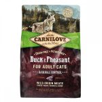 Корм сухий Carnilove Cat Hairball Controll для дорослих котів для виведення шерсті з качкою та фазаном 2 кг - Зображення 3