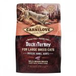 Корм сухий Carnilove Cat Large Breed для дорослих котів великих порід з качкою та індичкою 2 кг - Зображення 3