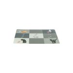 Килимок під миску Trixie для котів Patchwork сірий пластик 44х28 см - Зображення 2