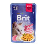 Корм вологий Brit Premium Cat Chicken Fillets Jelly pouch для котів філе курки в желе 85 г - Зображення 3