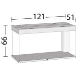 Акваріум Juwel прямий Rio 350 LED білий 121х66х51 см 350 л - Зображення 4