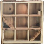 Іграшка Trixie для гризунів Дерев’яна вежа з 9 кімнатами 30 х 30 х 10 см - Зображення 2