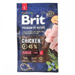 Корм сухий Brit Premium Dog Junior L для цуценят та молодих собак великих порід від 1 до 24 місяців вагою 25-45 кг з куркою 3 кг - Зображення 3