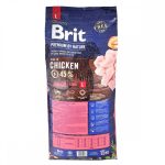Корм сухий Brit Premium Dog Junior L для цуценят та молодих собак великих порід від 1 до 24 місяців вагою 25-45 кг з куркою 15 кг - Зображення 4