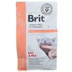 Корм сухий Brit Grain Free VetDiet Cat Renal для котів з захворюванням нирок з яйцем та горохом 2 кг - Зображення 3