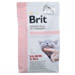Корм сухий Brit Grain Free VetDiet Cat Hypoallergenic для котів з харчовою алергією та непереносимістю з лососем та горохом 2 кг - Зображення 3
