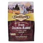 Корм сухий Carnilove Fresh Chicken and Rabbit for Adult Cats для дорослих котів з куркою та кроликом 2 кг - Зображення 3
