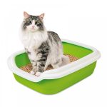 Туалет Природа Comfort L для котів лайм 49х39х15 см - Зображення 2