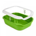 Туалет Природа Comfort L для котів лайм 49х39х15 см - Зображення 3