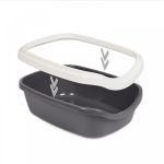Туалет Природа Comfort M для котів сірий 41х30х13,5 см - Зображення 3