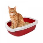 Туалет Природа Comfort M для котів бордо 41х30х13,5 см - Зображення 2
