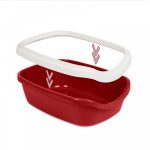 Туалет Природа Comfort M для котів бордо 41х30х13,5 см - Зображення 3