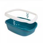 Туалет Природа Comfort M для котів ультрамарин 41х30х13,5 см - Зображення 3