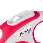 Повідець-рулетка Flexi для собак New Comfort стрічка червона розмір XS 3 м/ 12 кг - Зображення 3