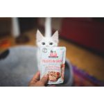 Корм вологий Brit Care Fillets in Gravy Tender Turkey and Savory Salmon д/котів філе в соусі з індичкою та лососем 85 г - Зображення 3