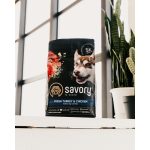 Корм сухий Savory Junior Large rich in Fresh Turkey and Chicken для молодих собак великих порід від 25 кг зі свіжою індичкою та куркою 3 кг - Зображення 4