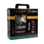 Набір Savory корм сухий для стерилізованих котів 2кг + консерви 3*200г - Зображення 2