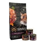 Набір Savory корм сухий для стерилізованих котів 2кг + консерви 3*200г - Зображення 4