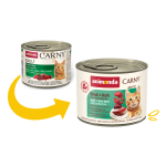 Корм вологий Carny Adult Beef Venison with Cowberries для дорослих котів з яловичиною олениною та брусницею 200 г - Зображення 2