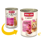 Корм вологий Carny Adult Multi Meat Cocktail для дорослих котів мультим ясний коктейль 400 г - Зображення 2