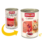 Корм вологий Carny Adult Beef для котів з яловичиною 400 г - Зображення 2