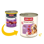 Корм вологий GranCarno Adult Beef Lamb для дорослих собак з яловичиною і ягнятиною 800 г - Зображення 2