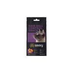 Хрумкі ласощі Savory Cats Snacks Pillows Hair Ball Control для дорослих котів подушечки для виведення шерсті 60 г - Зображення 4