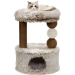 Дряпка-будиночок Trixie Harvey для котів джут/плюш біло-коричнева 54х40х73 см - Зображення 2