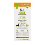Корм сухий Brit Care Dog Sustainable Adult Medium Breed для дорослих собак середніх порід від 10 до 25 кг з куркою та комахами 12+2 кг - Зображення 3