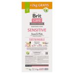 Корм сухий Brit Care Dog Sustainable Sensitive для дорослих собак усіх порід з чутливим травленням з комахами та рибою 12+2 кг - Зображення 3