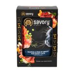 Набір паучів 3+1 Savory Adult Cat Salmon and Peas in Gravy для котів шматки в соусі з лососем та горохом 4х85 г - Зображення 4