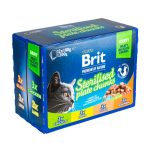 Корм вологий Brit Premium Sterilised Plate д/стерилізованих котів Тарілка д/стерилізованих 12 шт х 100 г - Зображення 4