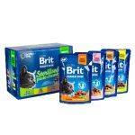 Корм вологий Brit Premium Sterilised Plate д/стерилізованих котів Тарілка д/стерилізованих 12 шт х 100 г - Зображення 5