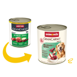 Корм GranCarno Adult Deer with Apple консервований д/соб з олениною і яблуком 800 г арт. 82484 - Зображення 2