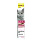 Паста GimCat DUO PASTE Anti-hairboll malt with chicken для котів з чутливим травленням усіх порід мальт та курка 50г - Зображення 3