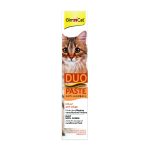 Паста GimCat DUO PASTE Anti-hairboll malt with cheese для котів з чутливим травленням усіх порід мальт та сир 50г - Зображення 3