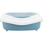 Туалет Trixie Прімо XXL з бортиками 56 х 25 х 71 см синьо-білий - Зображення 4