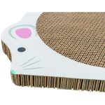 Дряпка Trixie картонна в формі миші з котячою м ятою для кошенят 35х2,5х29,5 см біла - Зображення 3