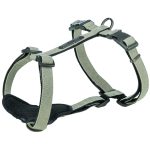 Шлея Trixie CityStyle H-harness для собак бавовна L–XL 75–120 см 25 мм світло-сіра - Зображення 4